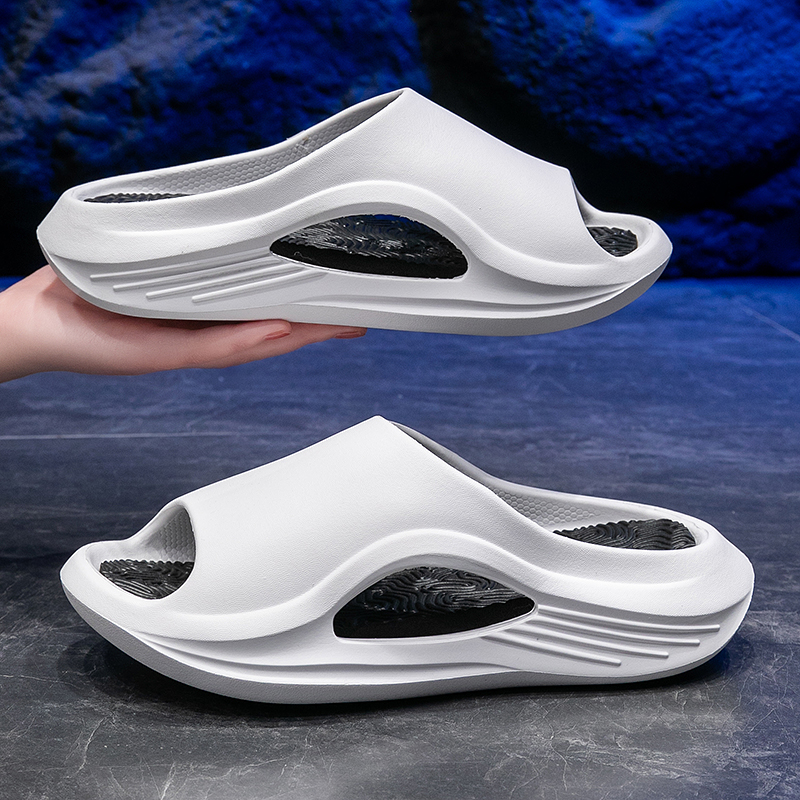 A562新品推荐！EVA材质-光面条纹底款凉拖鞋